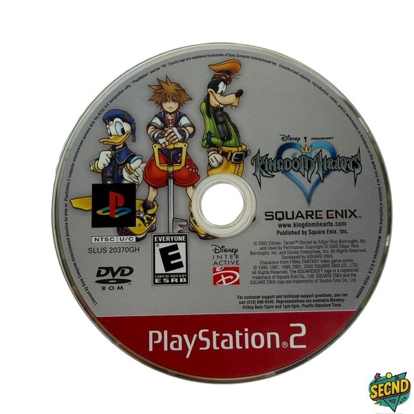 Kingdom Hearts & Kingdom Hearts II 2 PS2 Playstation 2 Games Bundle TESTED - Picture 6 of 14